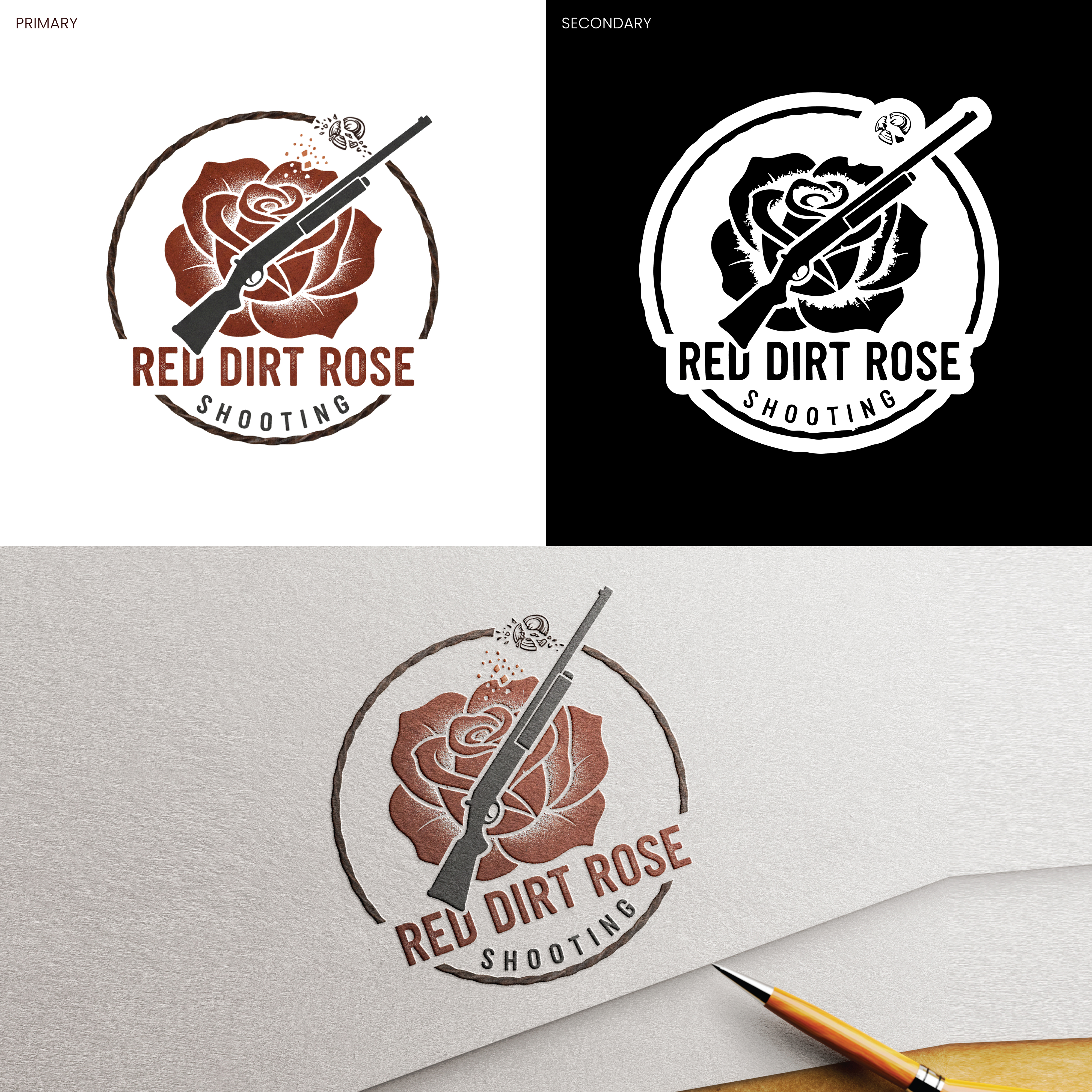 Logo-Design von Deep Agheda für Red Dirt Rose Shooting | Design #36483047