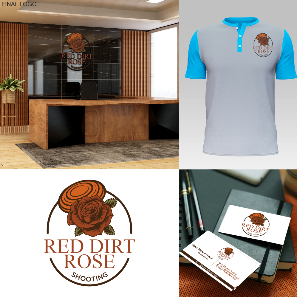 Logo-Design von Abigaill_design für Red Dirt Rose Shooting | Design #36533242