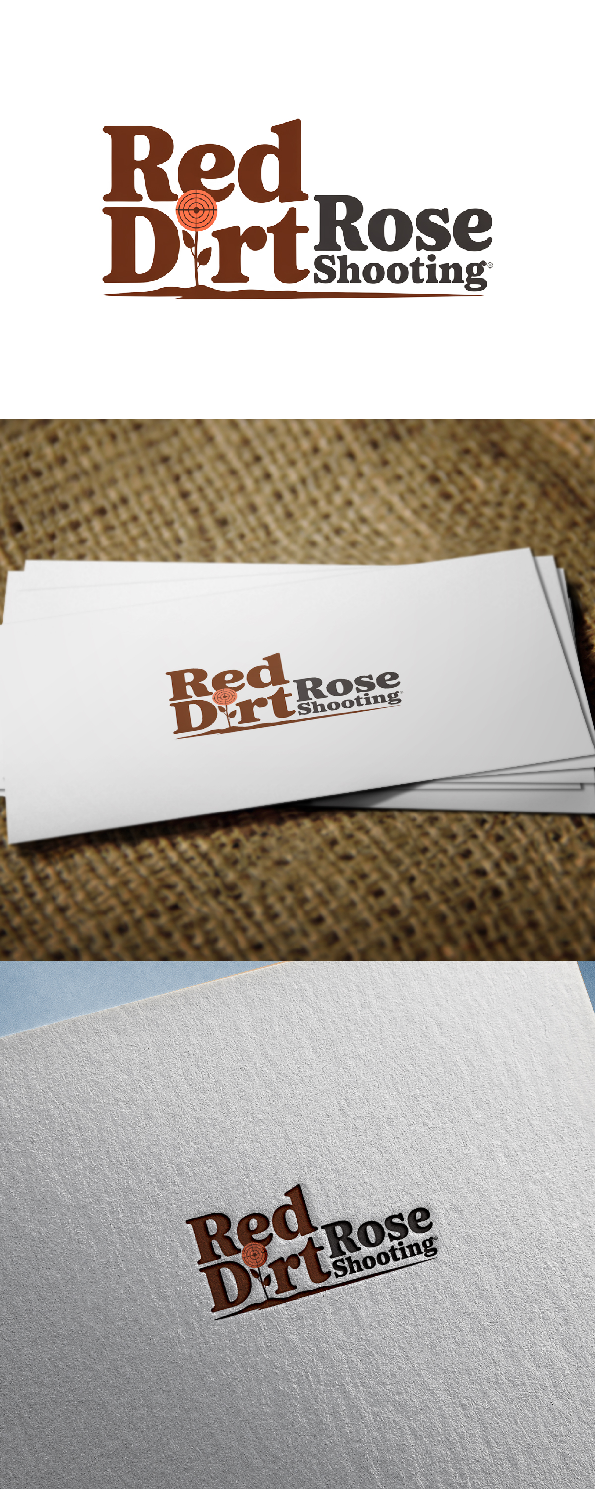 Diseño de Logo por Grapixer para Red Dirt Rose Shooting | Diseño #36456591