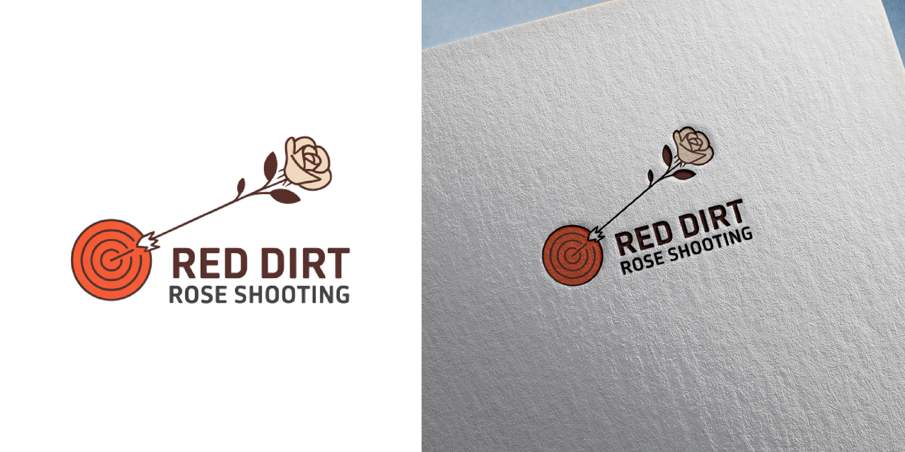 Diseño de Logo por Grapixer para Red Dirt Rose Shooting | Diseño #36456592