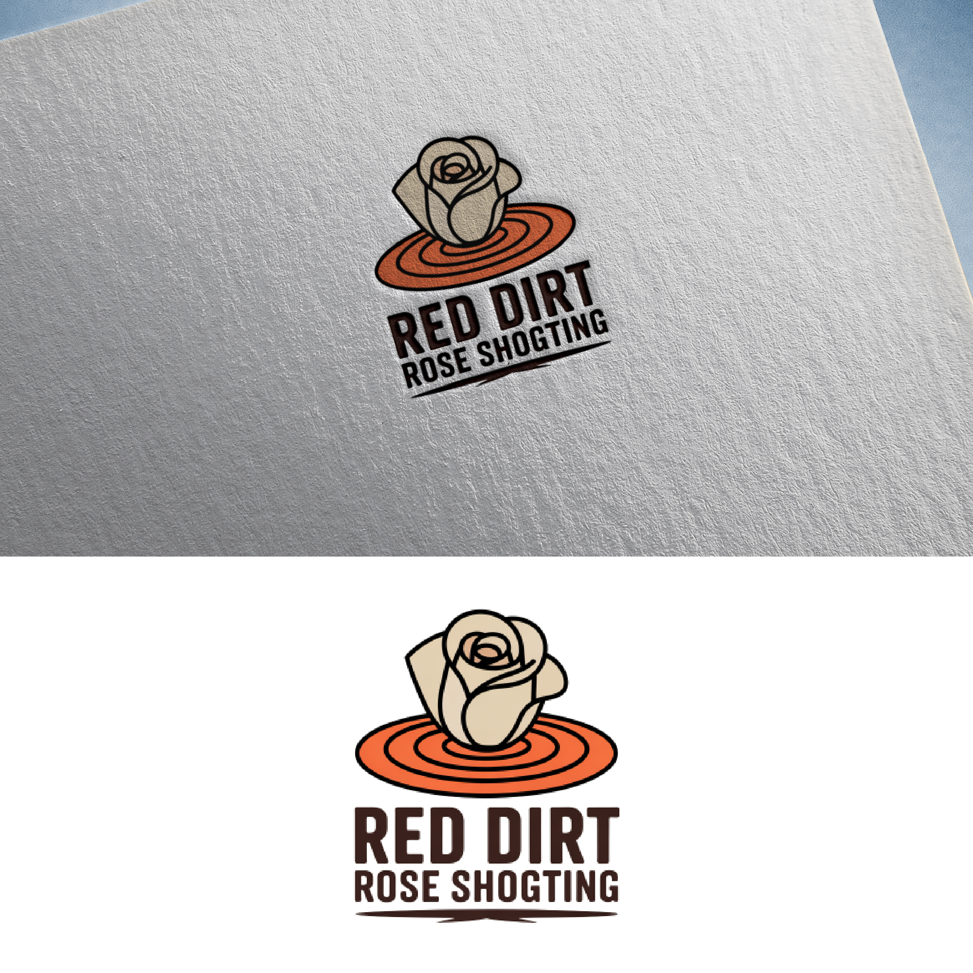 Diseño de Logo por Grapixer para Red Dirt Rose Shooting | Diseño #36456593