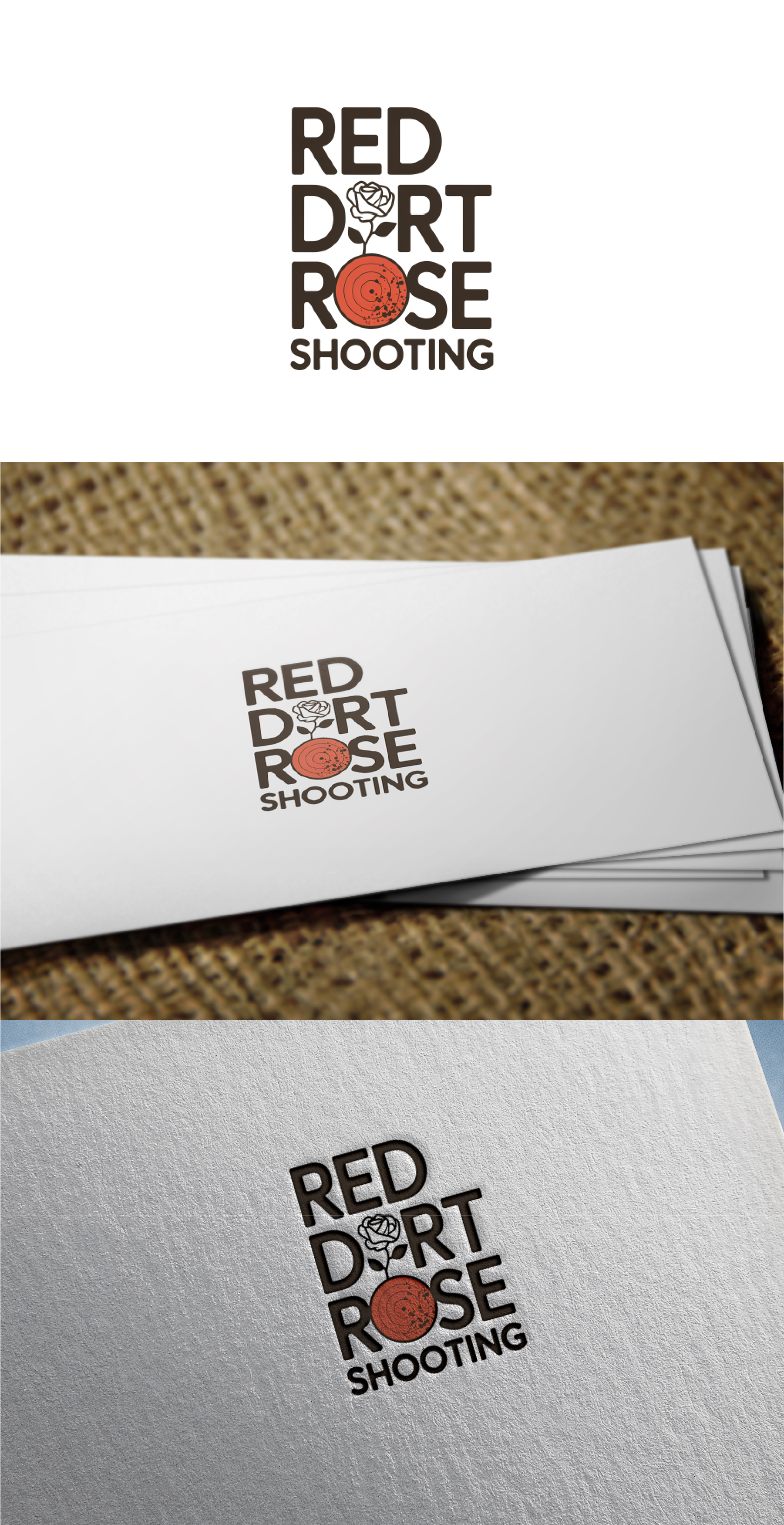 Diseño de Logo por Grapixer para Red Dirt Rose Shooting | Diseño #36456594