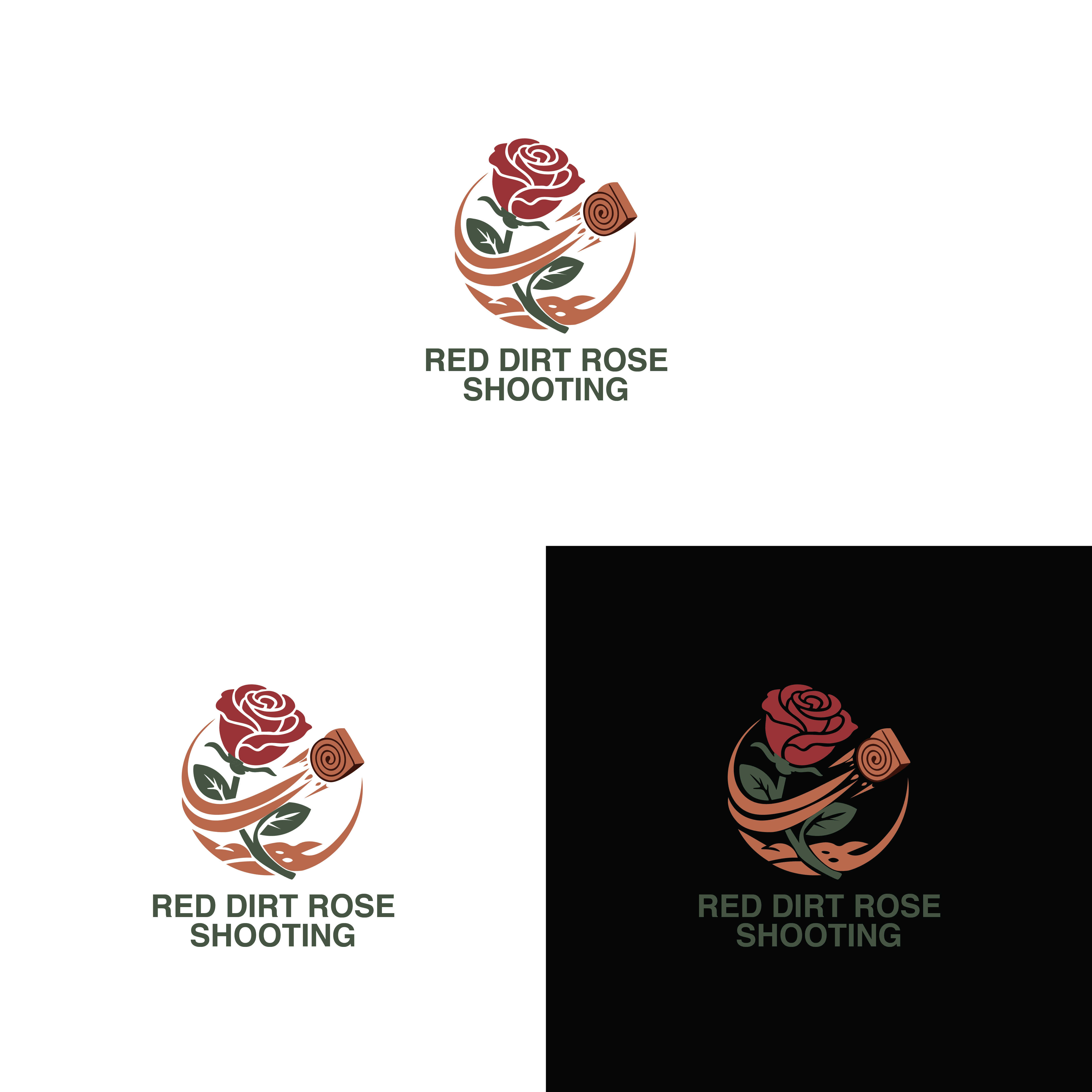 Diseño de Logo por Najmul271 para Red Dirt Rose Shooting | Diseño #36461554
