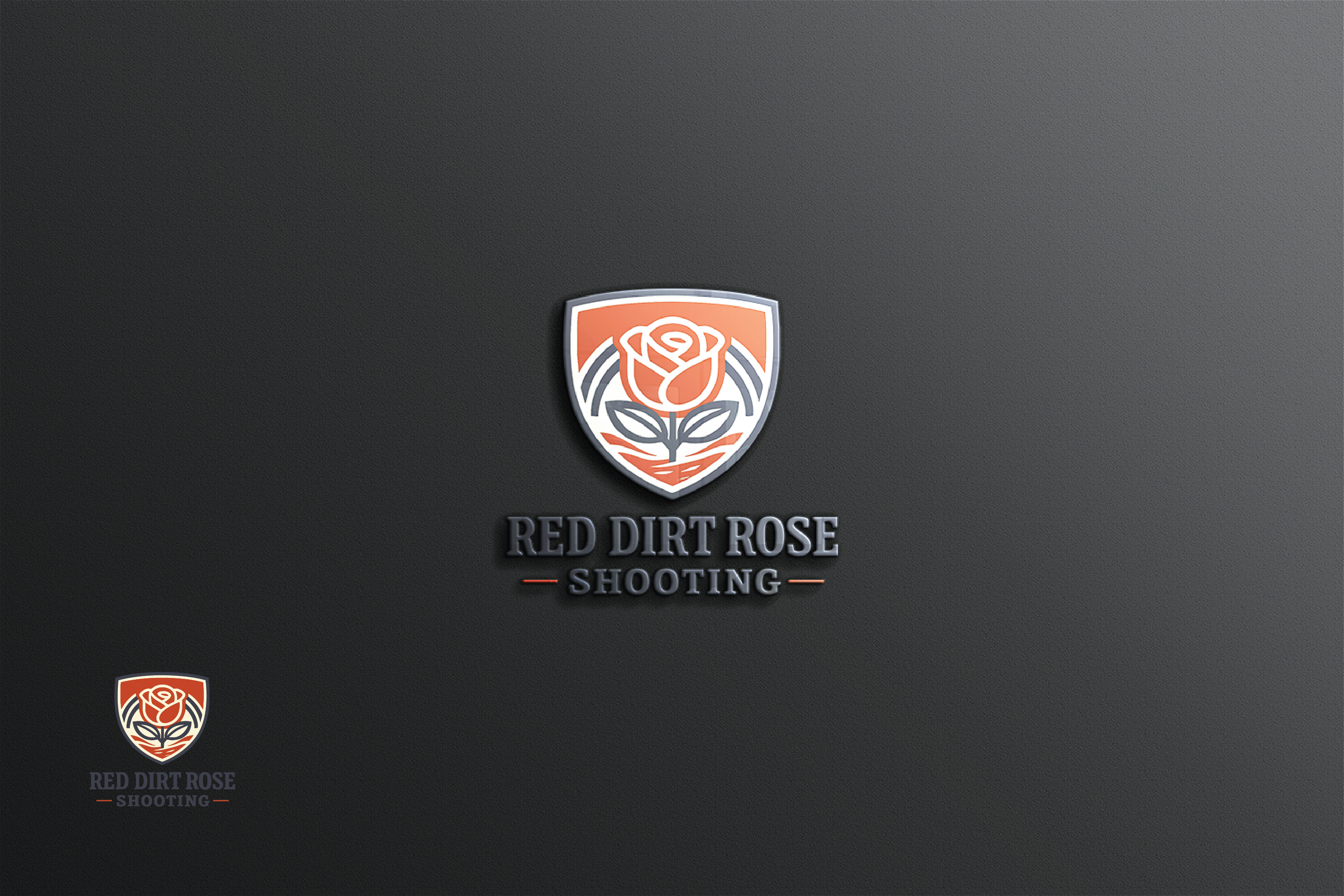 Diseño de Logo por raju.creative para Red Dirt Rose Shooting | Diseño #36454797