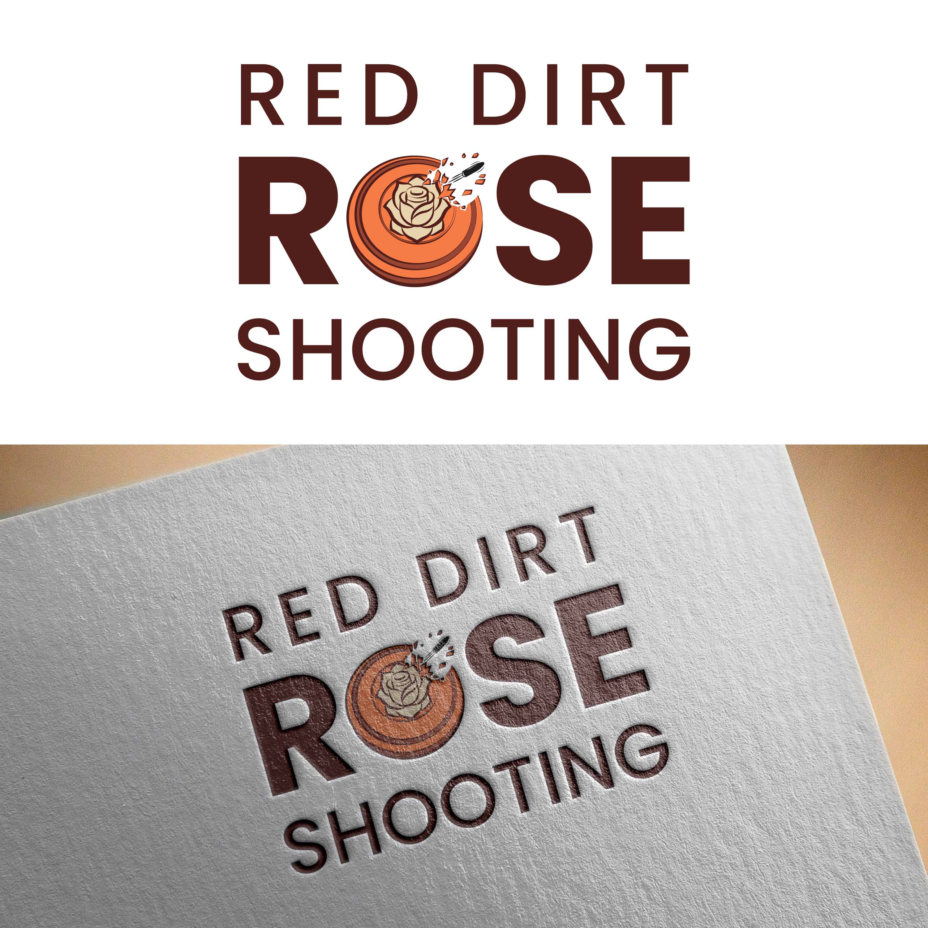 Diseño de Logo por designest92 para Red Dirt Rose Shooting | Diseño #36462232