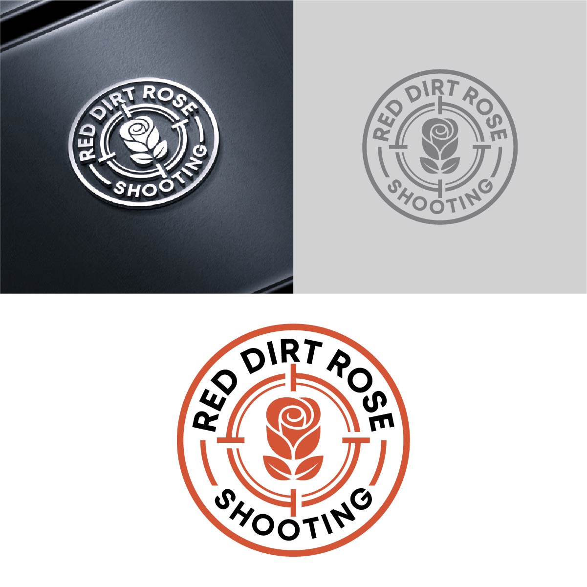 Logo Design by fly  design for Red Dirt Rose Shooting | Design #36462601