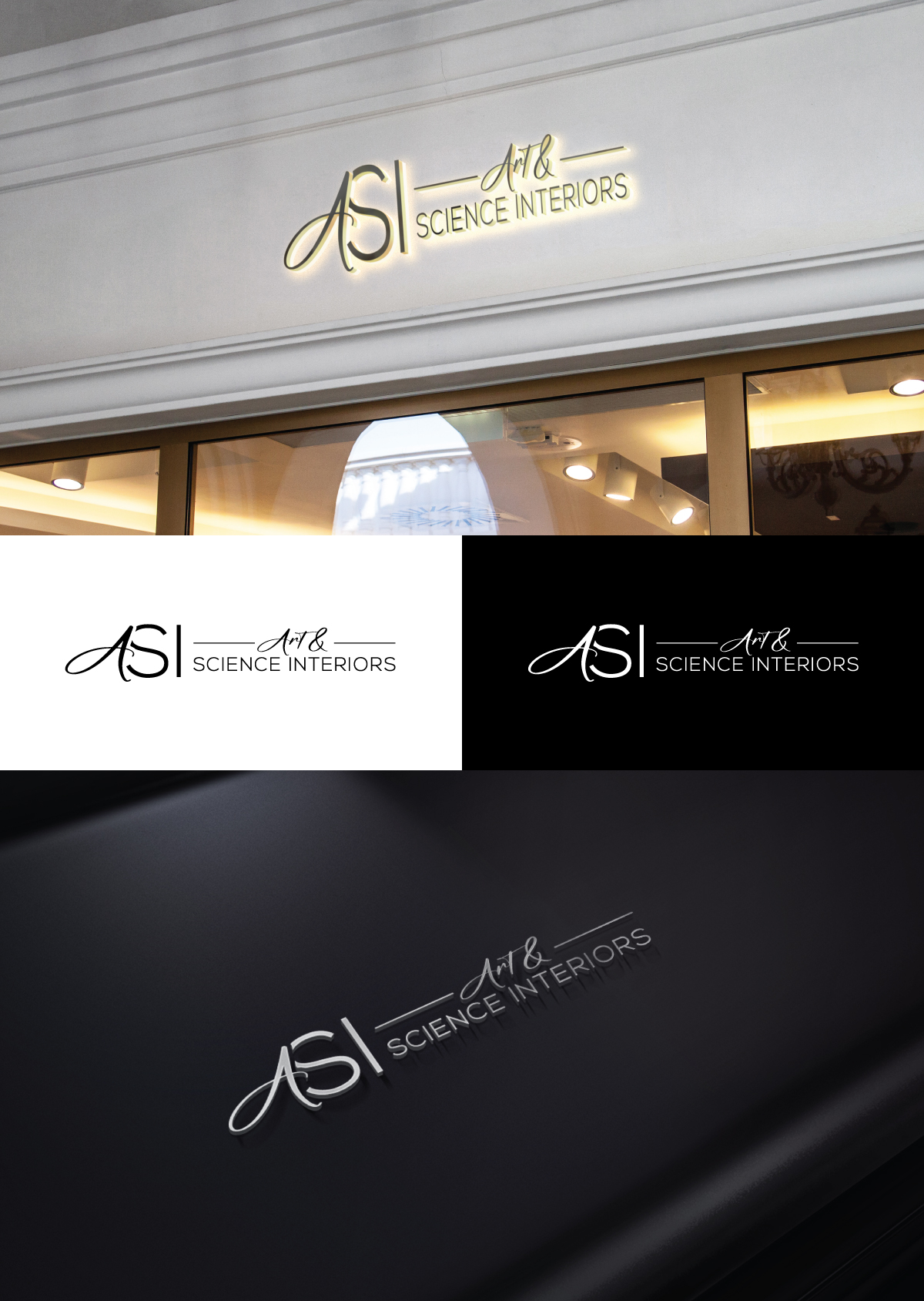 Diseño de Logo por sol design2 para Art & Science Interiors, LLC | Diseño #36450410