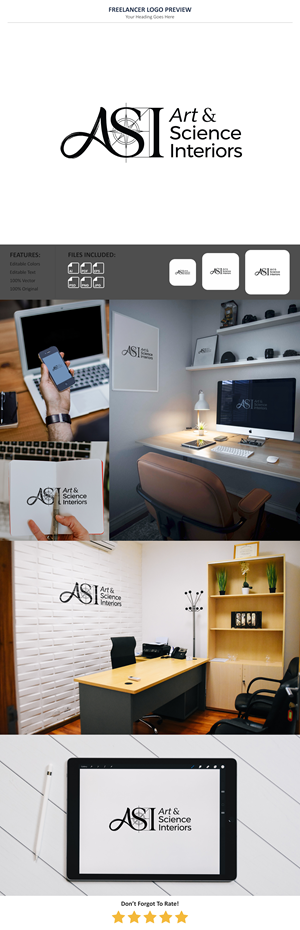 Diseño de Logo por VectorForge para Art & Science Interiors, LLC | Diseño: #36458869