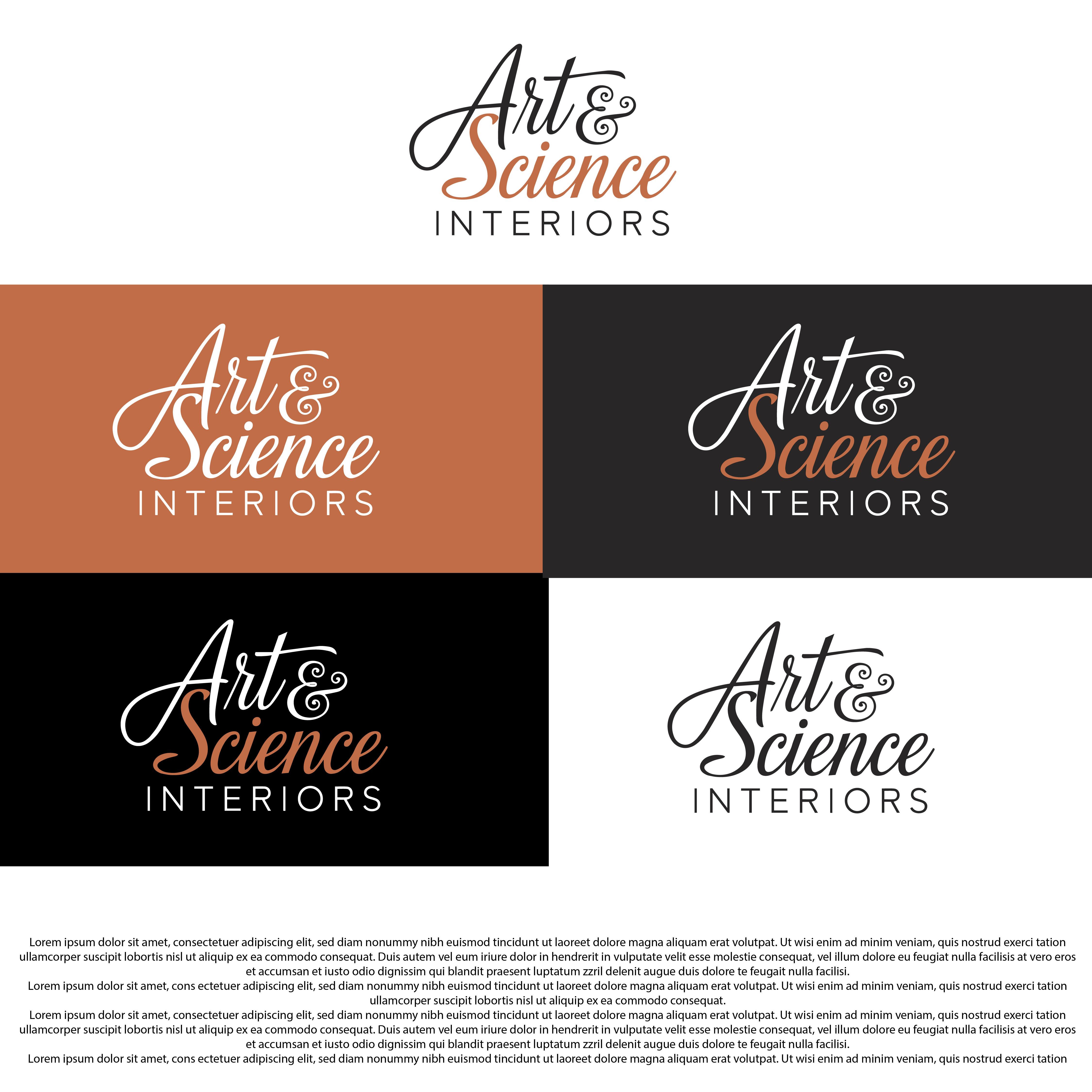 Diseño de Logo por Shariqology para Art & Science Interiors, LLC | Diseño #36450906