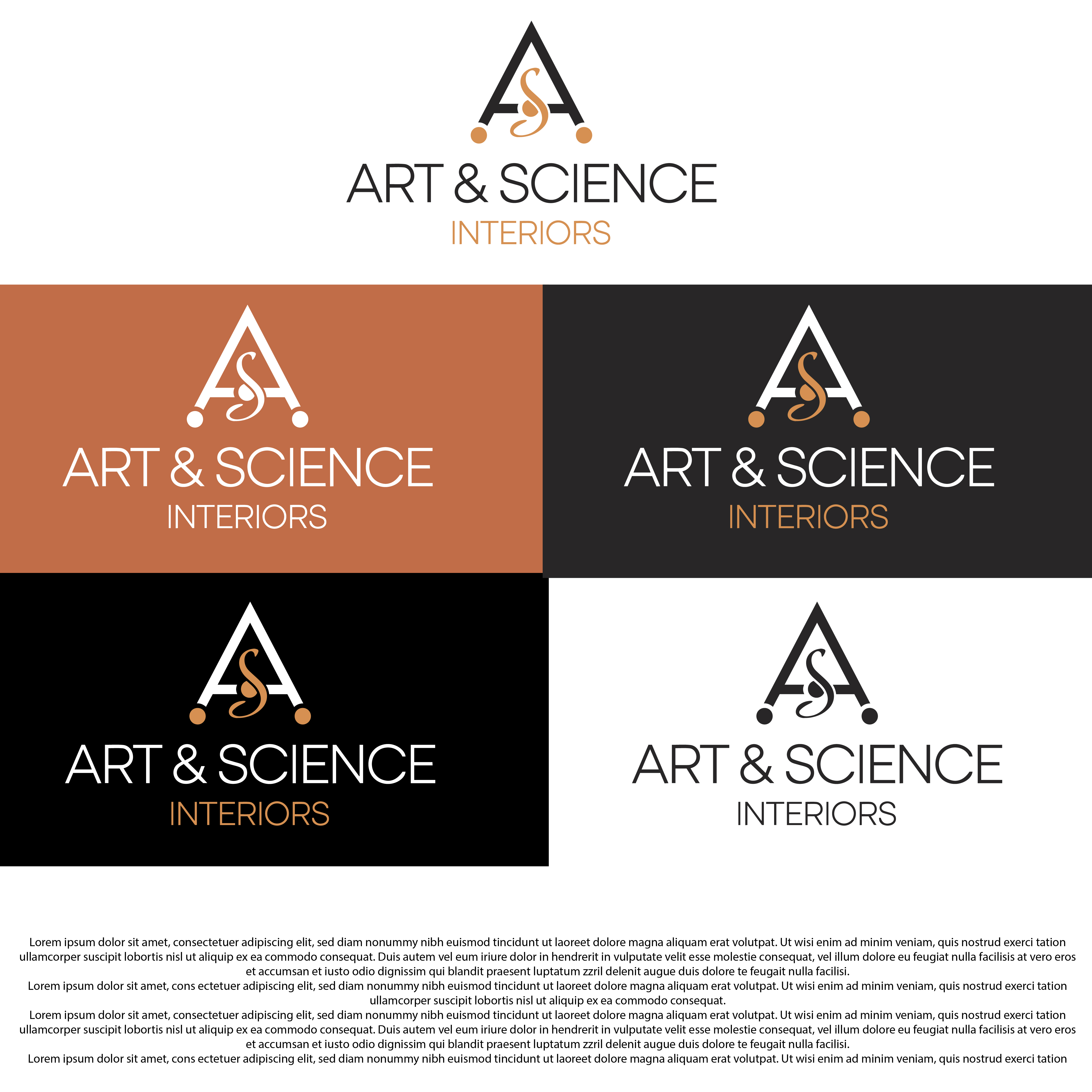 Diseño de Logo por Shariqology para Art & Science Interiors, LLC | Diseño #36450907