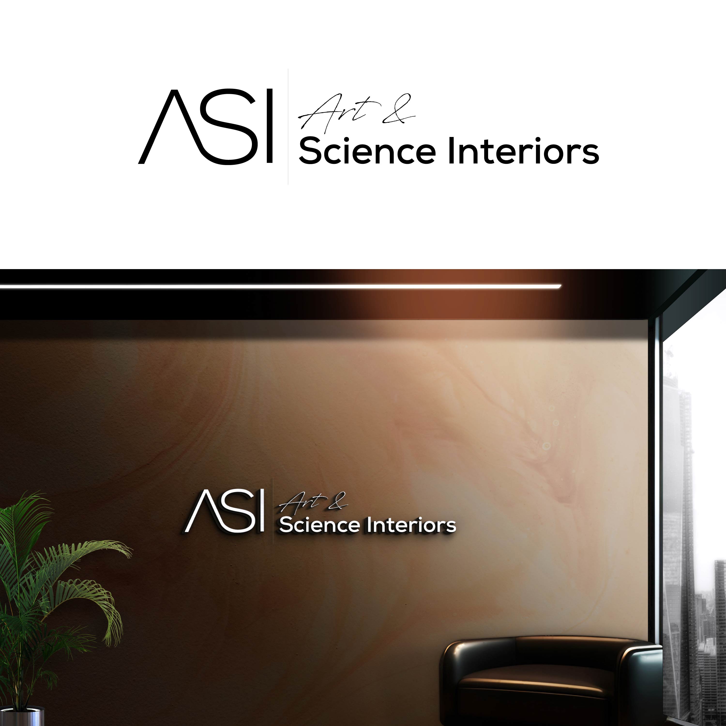 Diseño de Logo por Ahmar Niazi para Art & Science Interiors, LLC | Diseño #36455552