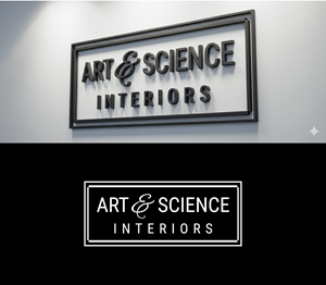 Diseño de Logo por ColorCrafts para Art & Science Interiors, LLC | Diseño: #36464050