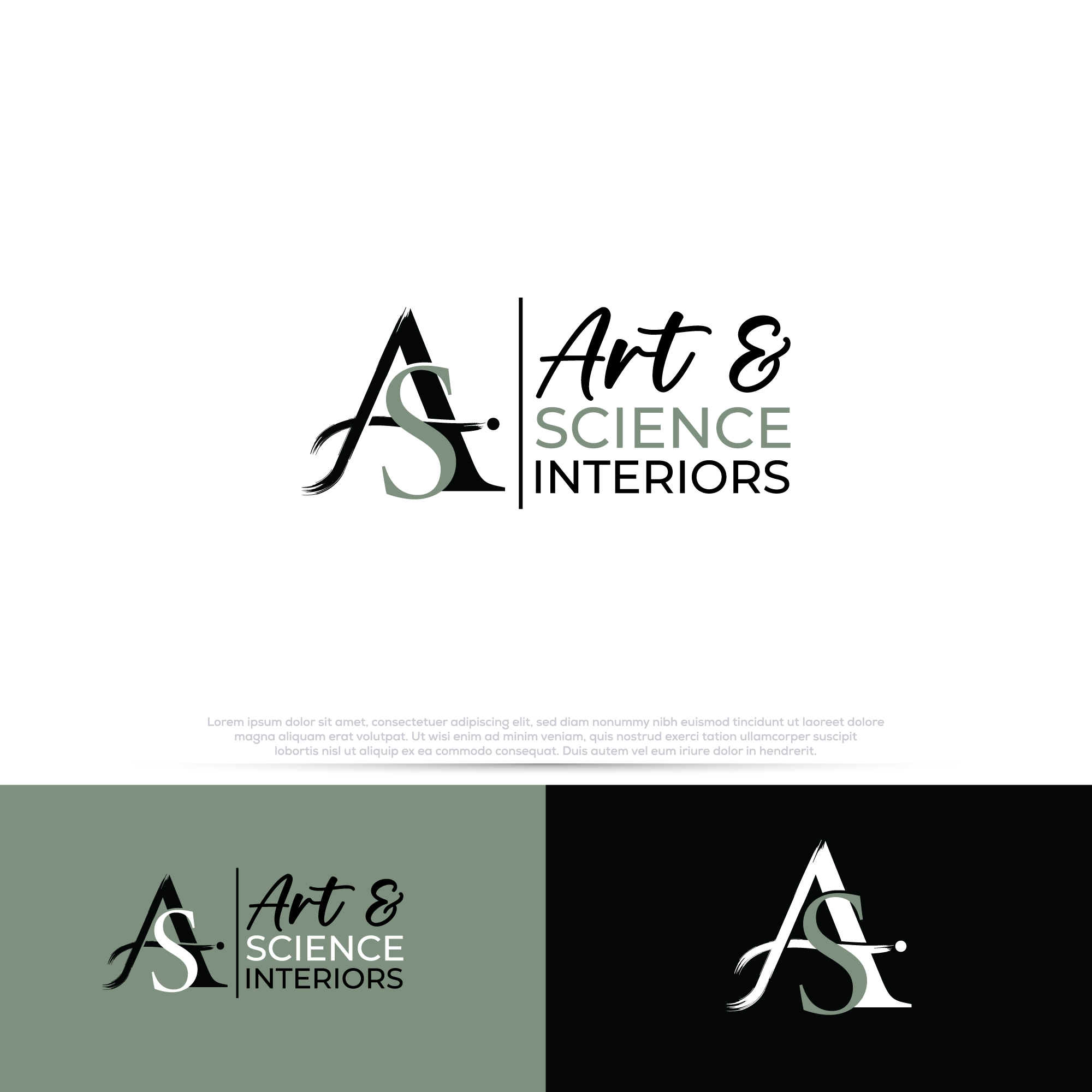 Diseño de Logo por Pilot_DesignR™ para Art & Science Interiors, LLC | Diseño #36451059