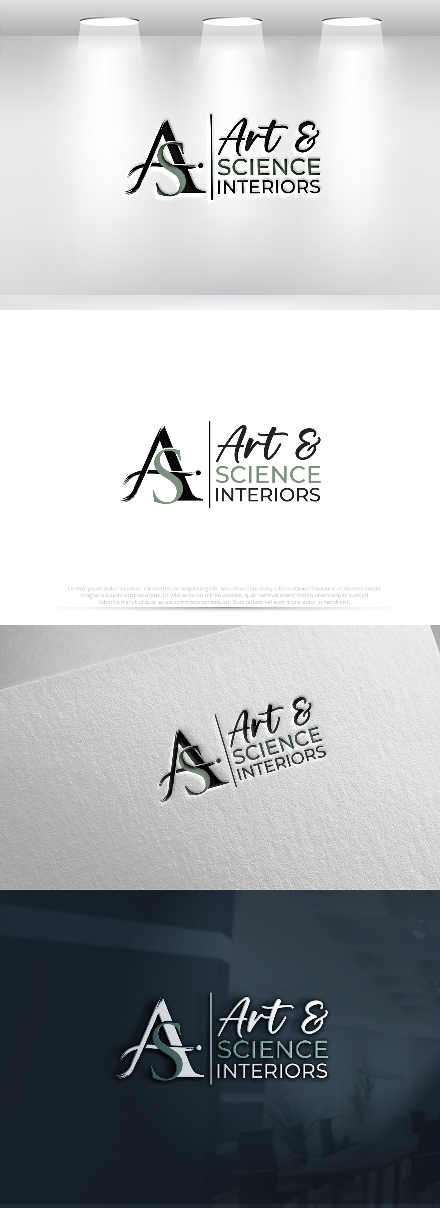 Diseño de Logo por Pilot_DesignR™ para Art & Science Interiors, LLC | Diseño #36451061