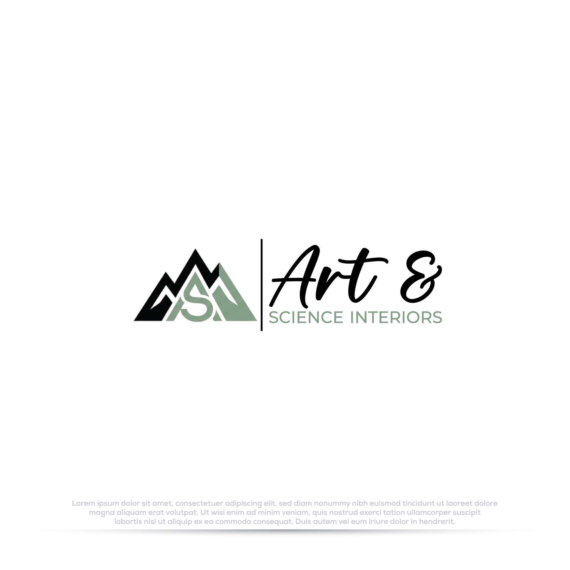 Diseño de Logo por Pilot_DesignR™ para Art & Science Interiors, LLC | Diseño #36451072