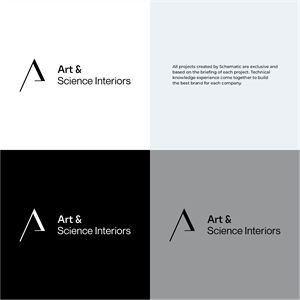 Diseño de Logo por Schematic Studio para Art & Science Interiors, LLC | Diseño: #36450630