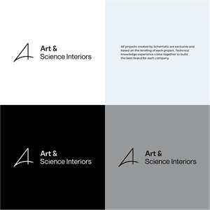 Logo Design by Schematic Studio for Art & Science Interiors, LLC | Design: #36450632