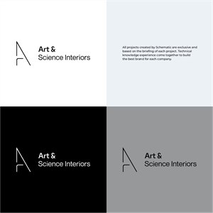 Diseño de Logo por Schematic Studio para Art & Science Interiors, LLC | Diseño: #36450633