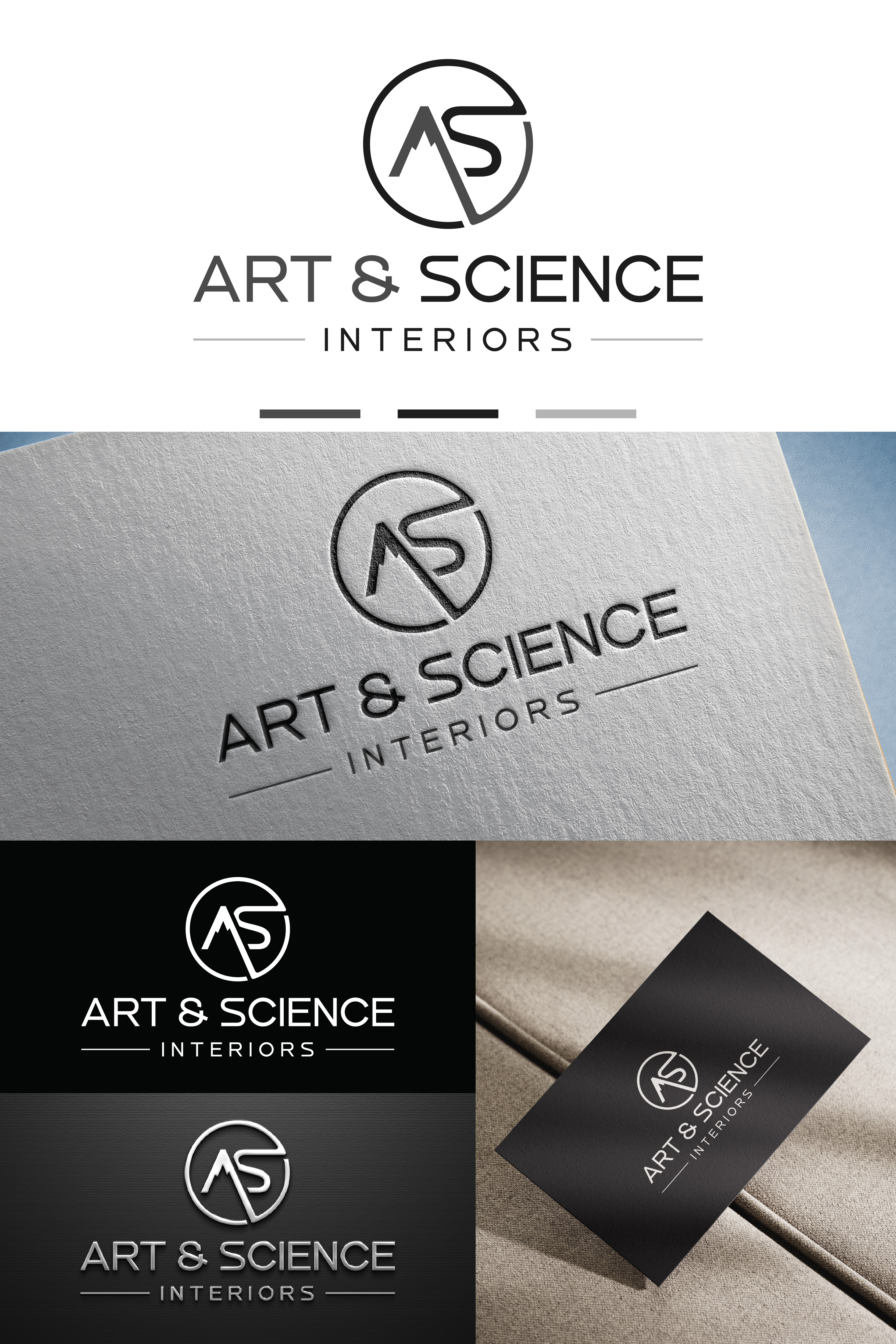 Diseño de Logo por Fahim611 para Art & Science Interiors, LLC | Diseño #36466162