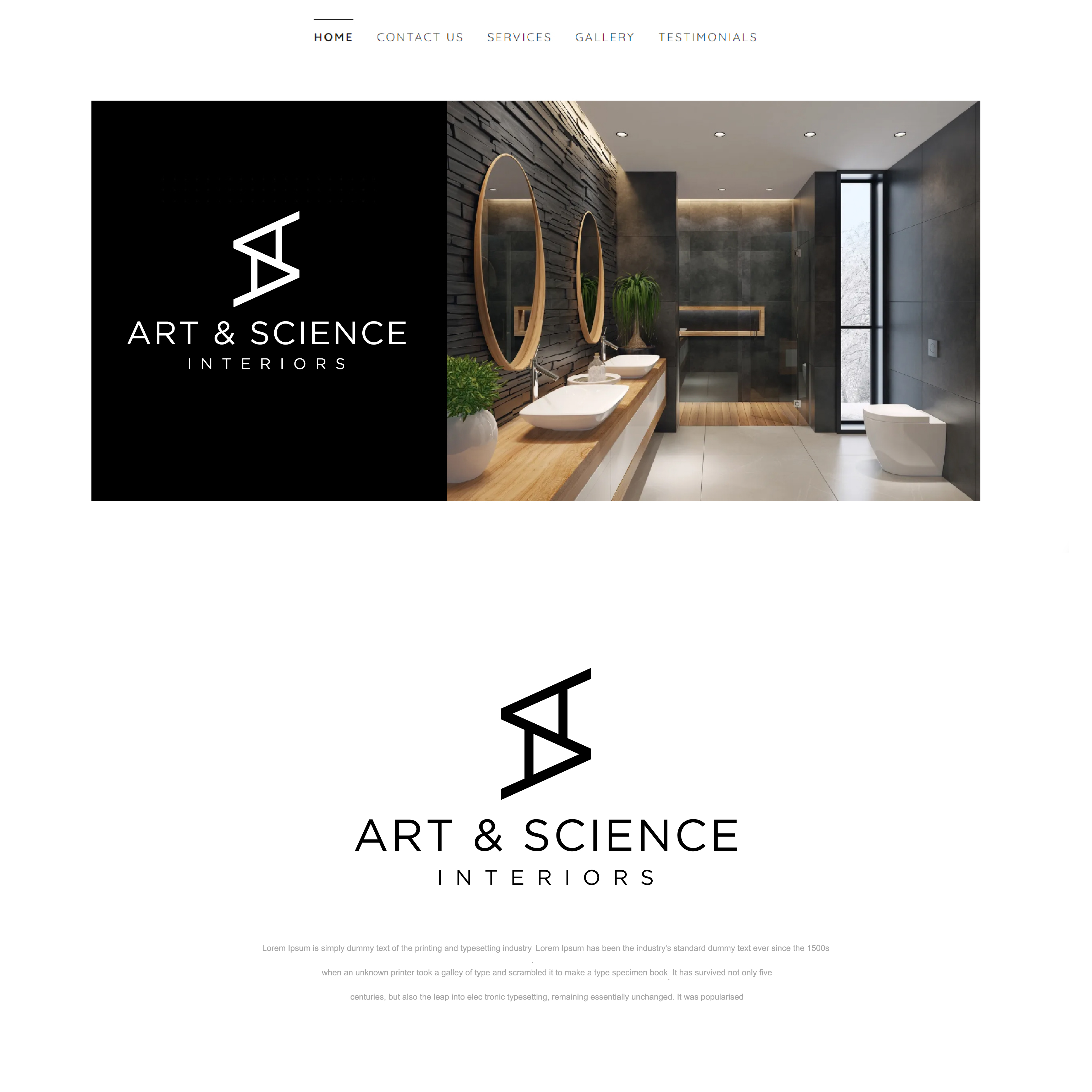 Diseño de Logo por sushsharma99 para Art & Science Interiors, LLC | Diseño #36452164
