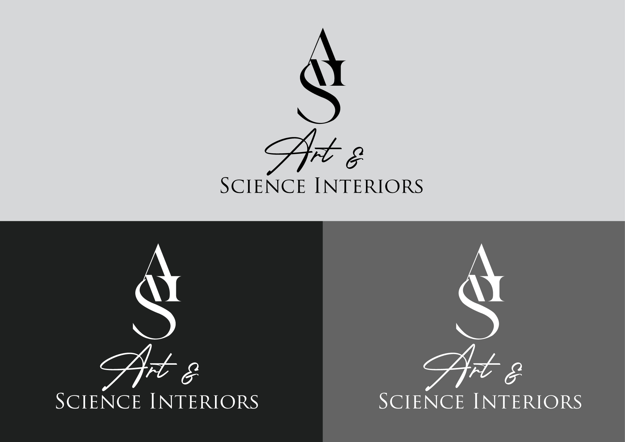 Diseño de Logo por graphic.ghy para Art & Science Interiors, LLC | Diseño #36461496