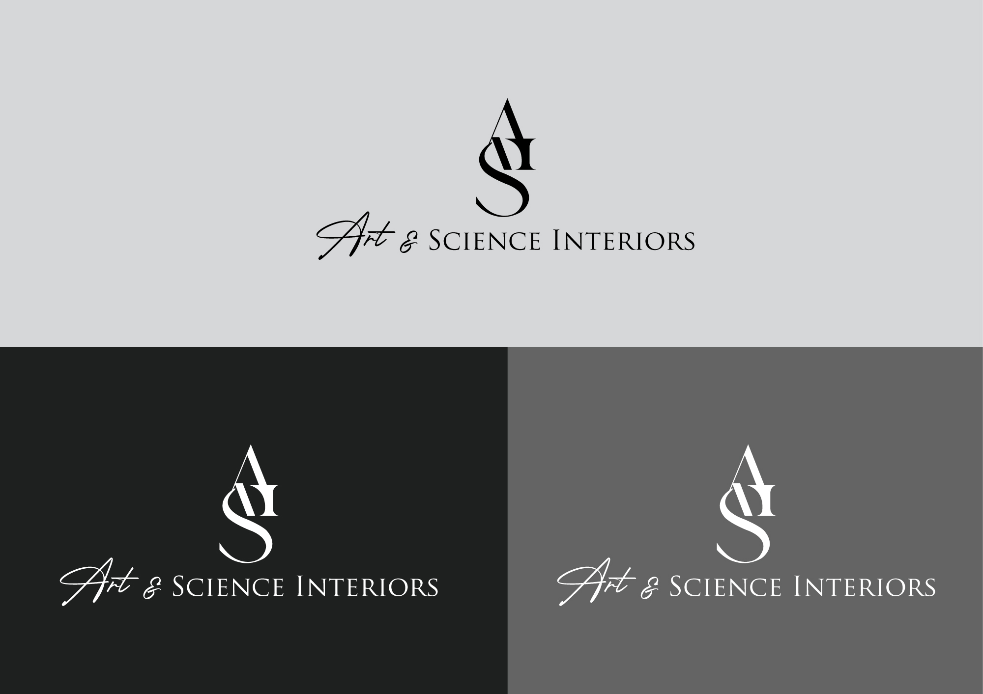Diseño de Logo por graphic.ghy para Art & Science Interiors, LLC | Diseño #36461679