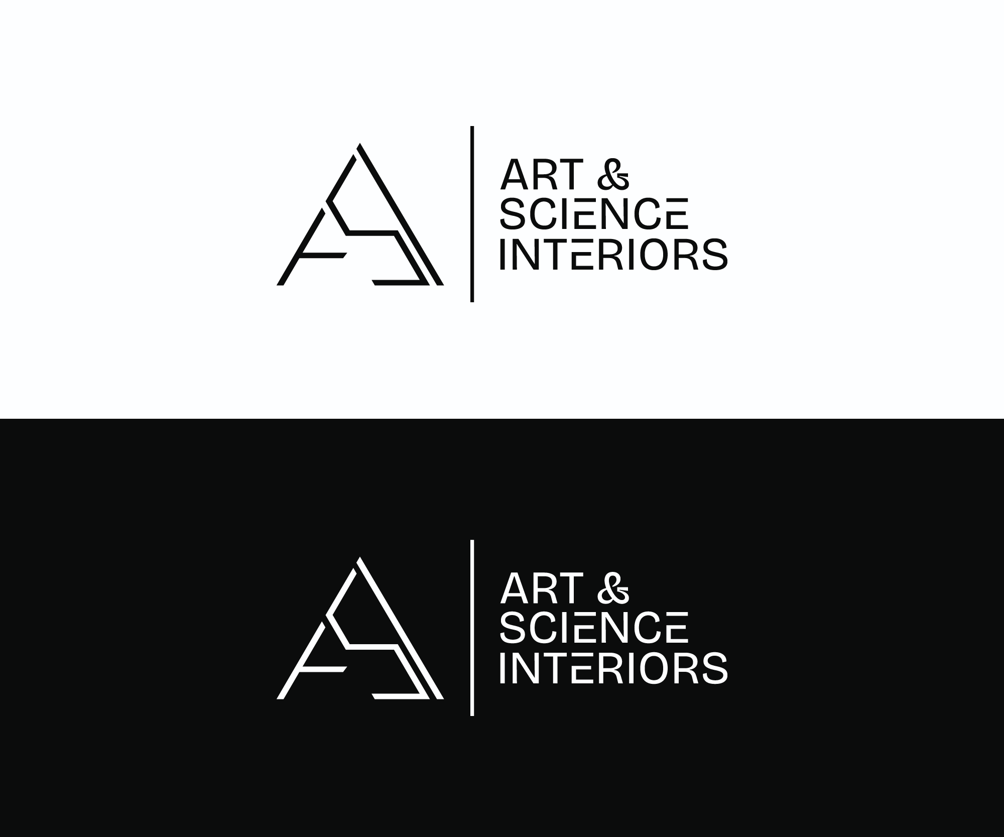 Diseño de Logo por Zak deZign para Art & Science Interiors, LLC | Diseño #36449360