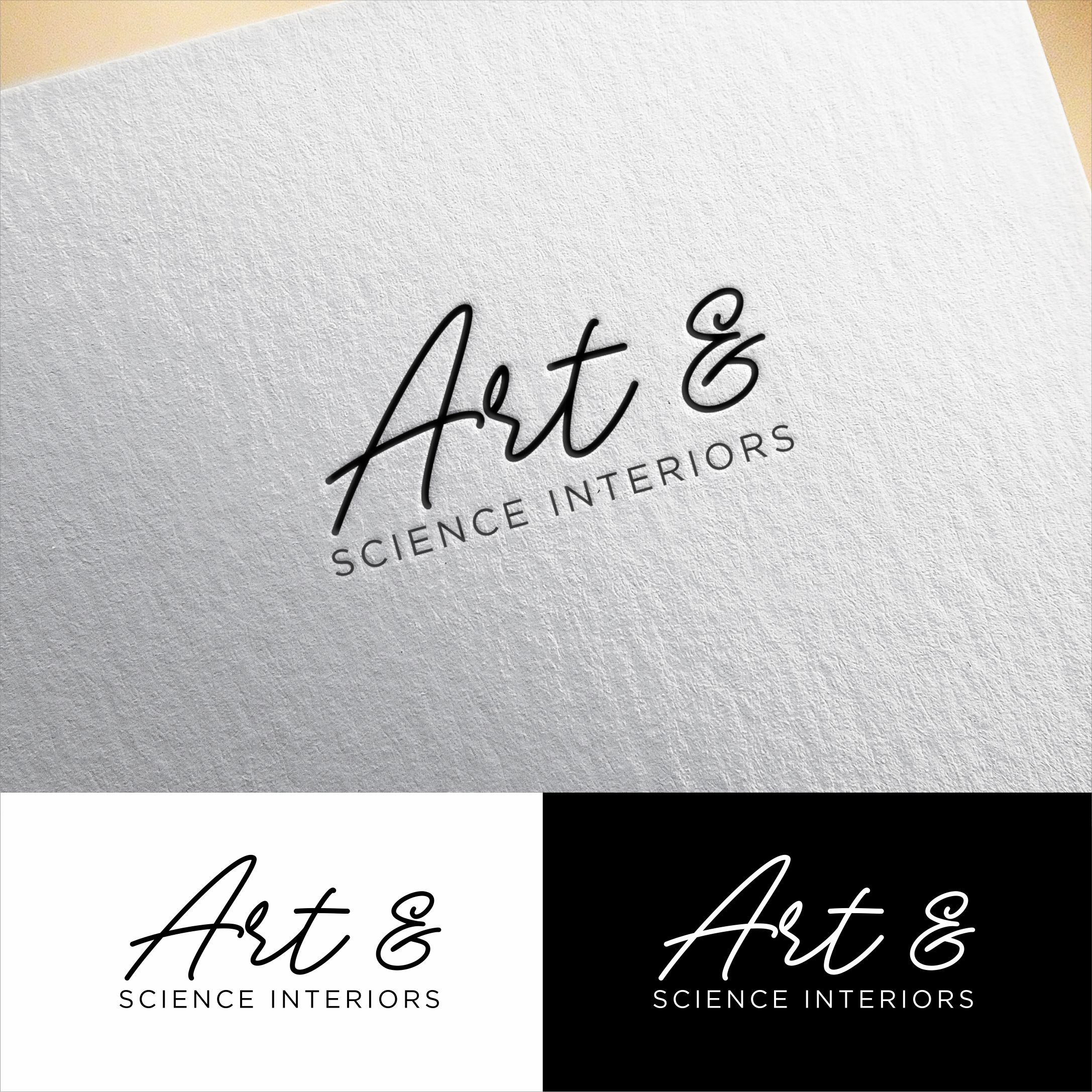 Logo Design by junior pxl design for Art & Science Interiors, LLC | Design #36449754