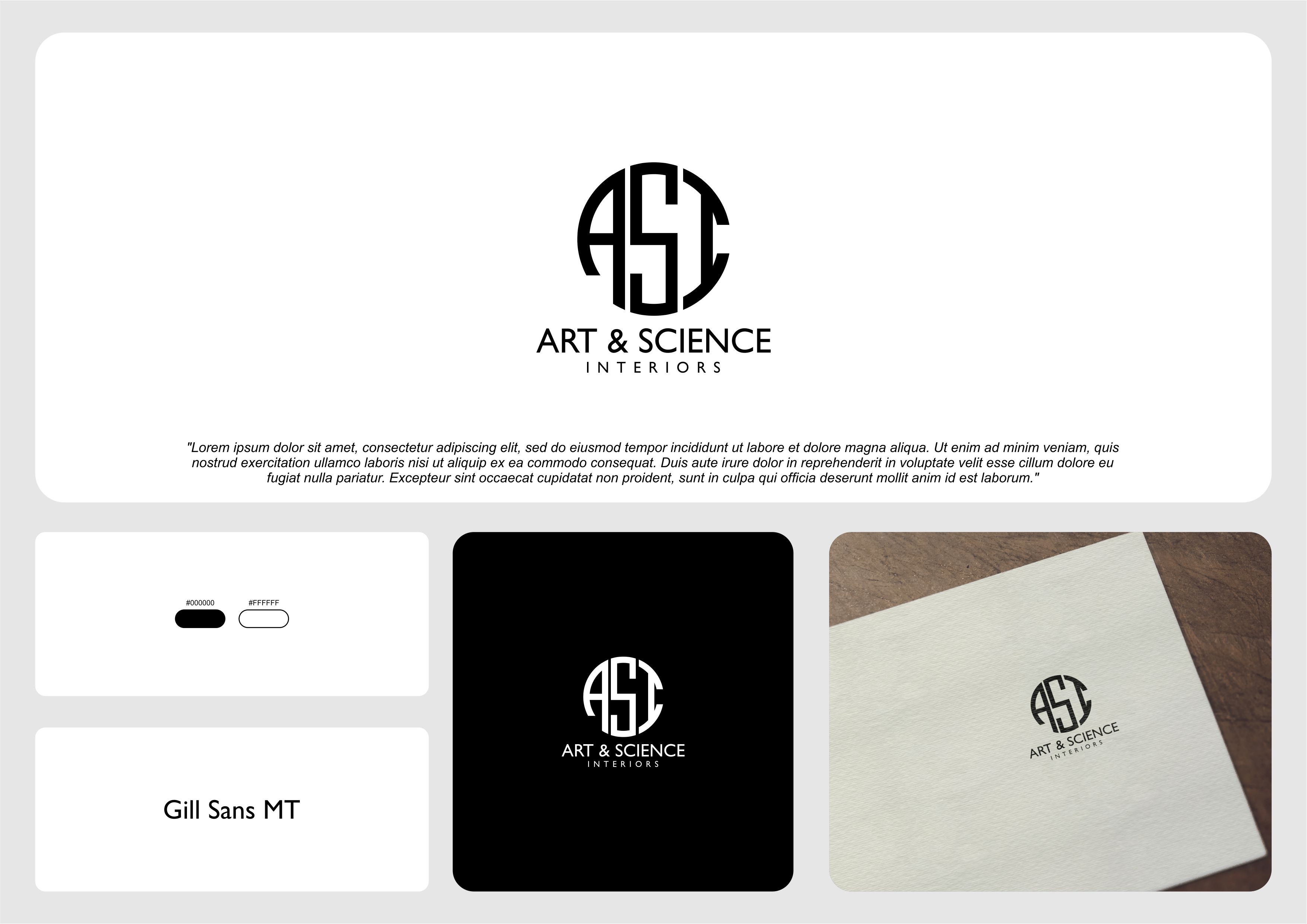 Diseño de Logo por Septian Yossi para Art & Science Interiors, LLC | Diseño #36450033