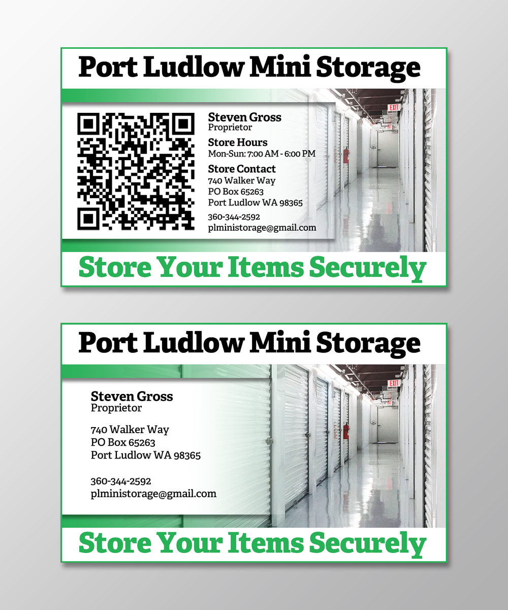 Graphic Design by NancyTan for Port Ludlow Mini Storage LLC | Design #36462376