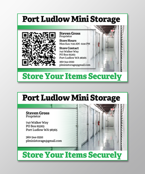 Graphic Design by NancyTan for Port Ludlow Mini Storage LLC | Design: #36462376