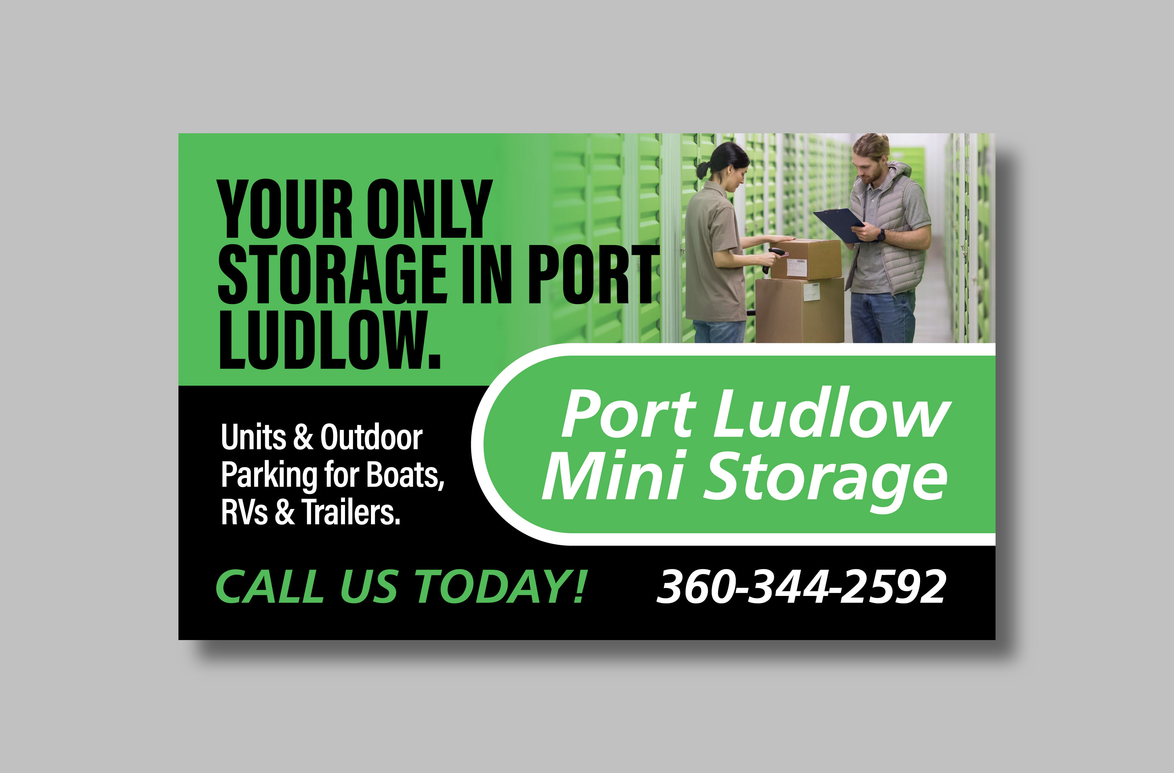 Diseño Gráfico por Designz Zone para Port Ludlow Mini Storage LLC | Diseño #36463875
