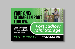 Graphic Design by Designz Zone for Port Ludlow Mini Storage LLC | Design: #36463875