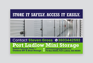 Graphic Design by debdesign for Port Ludlow Mini Storage LLC | Design: #36462204