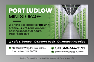 Graphic Design by D Creative for Port Ludlow Mini Storage LLC | Design #36463350
