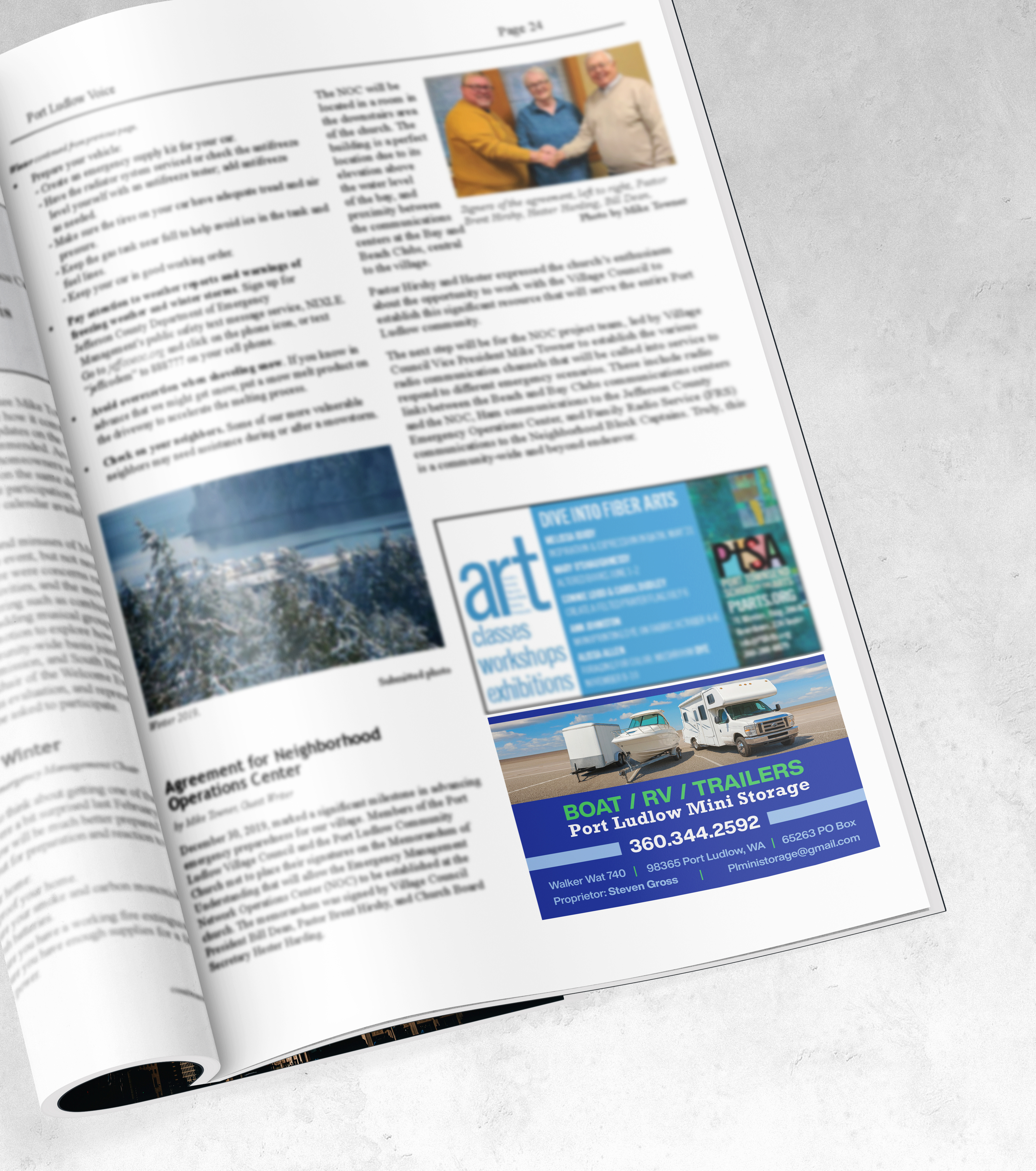 Graphic Design by MTajvidi for Port Ludlow Mini Storage LLC | Design #36463598