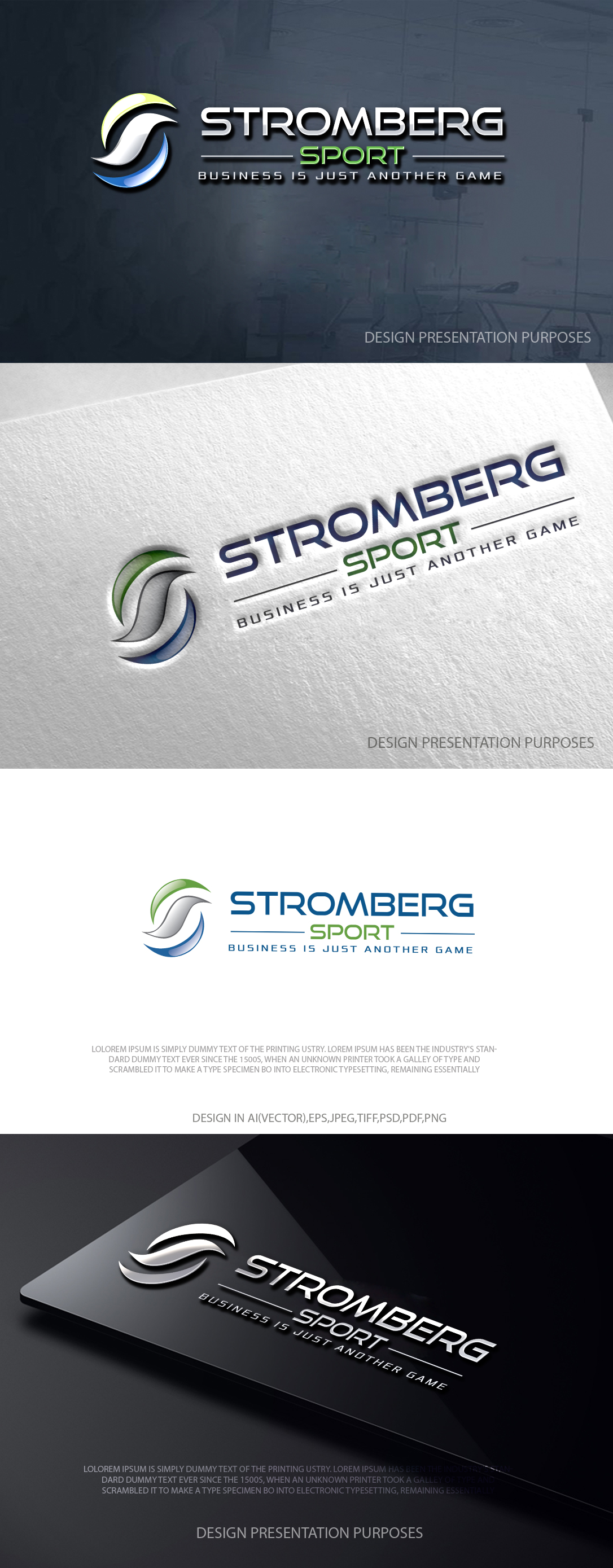 Logo Design by zebronicgraphic for Stromberg Sport | Design #36462179