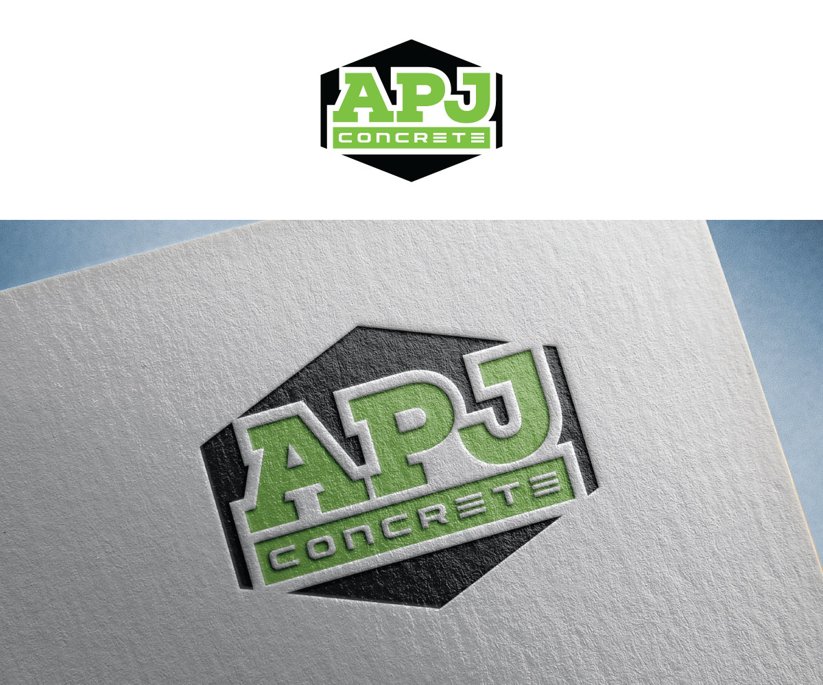 Logo-Design von Luckey yaari für APJ Concrete | Design #36469902