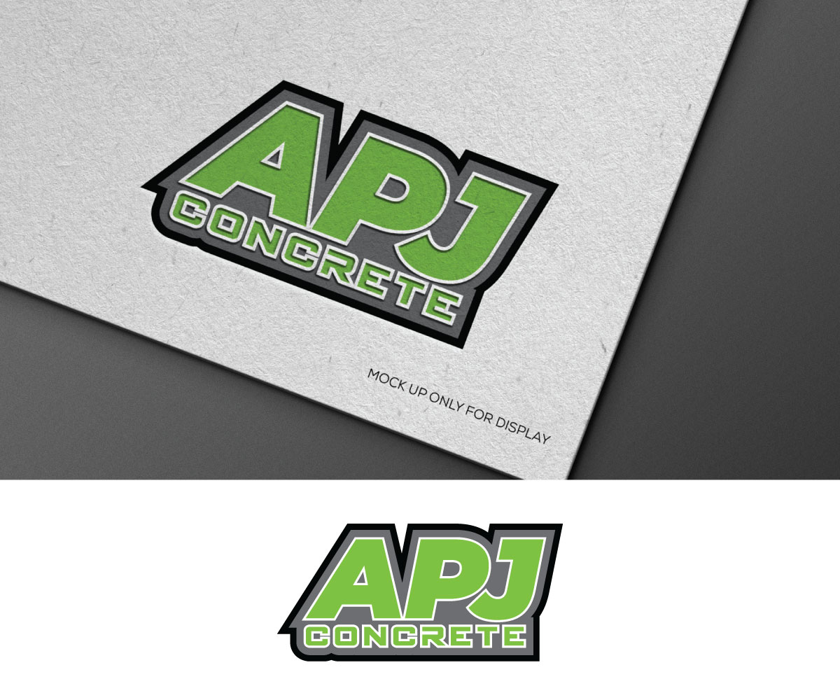 Logo-Design von Srk pix!14 für APJ Concrete | Design #36468019
