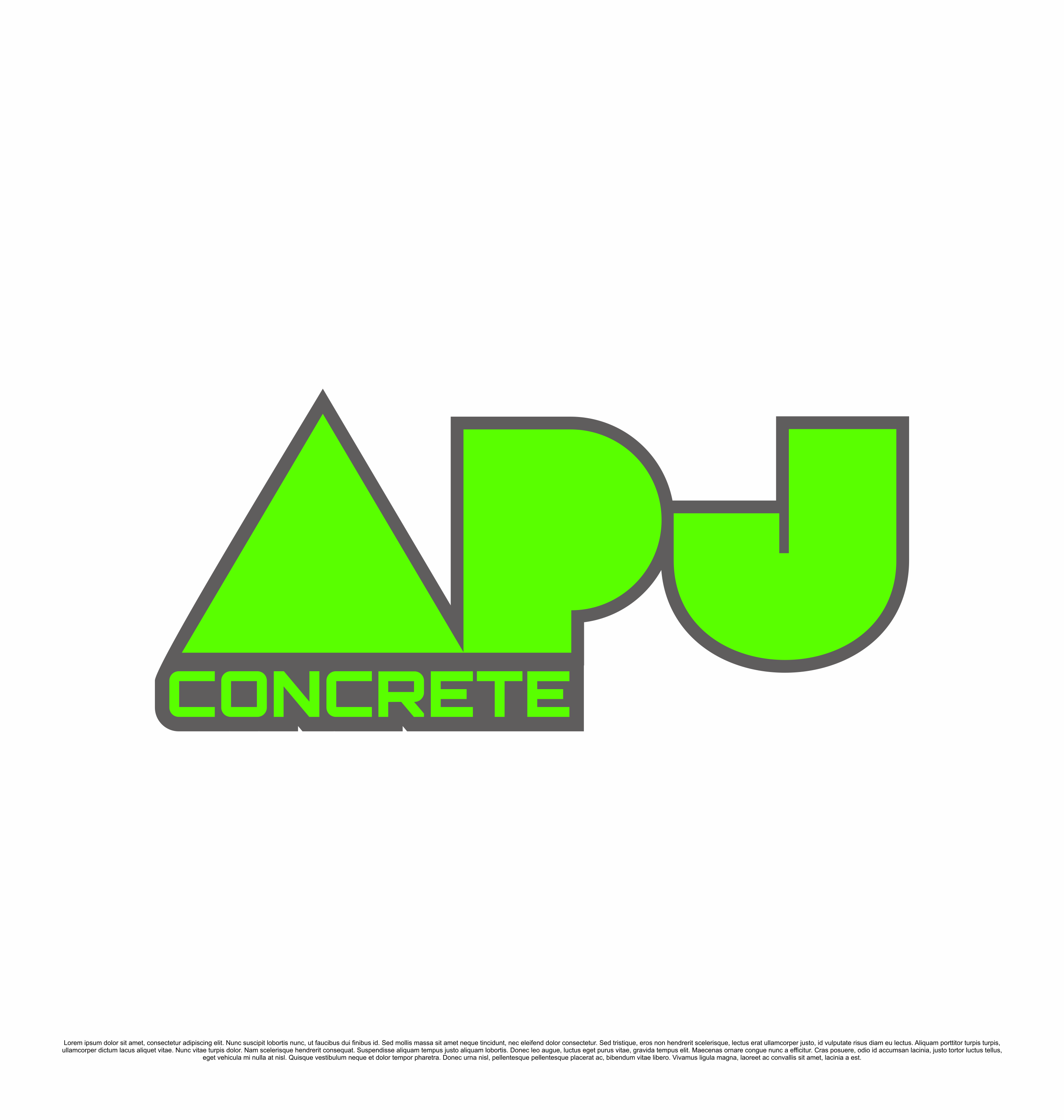 Logo-Design von saesean für APJ Concrete | Design #36475759