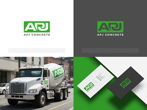 Logo-Design von COLOUR CREATIVE für APJ Concrete | Design: #36498500