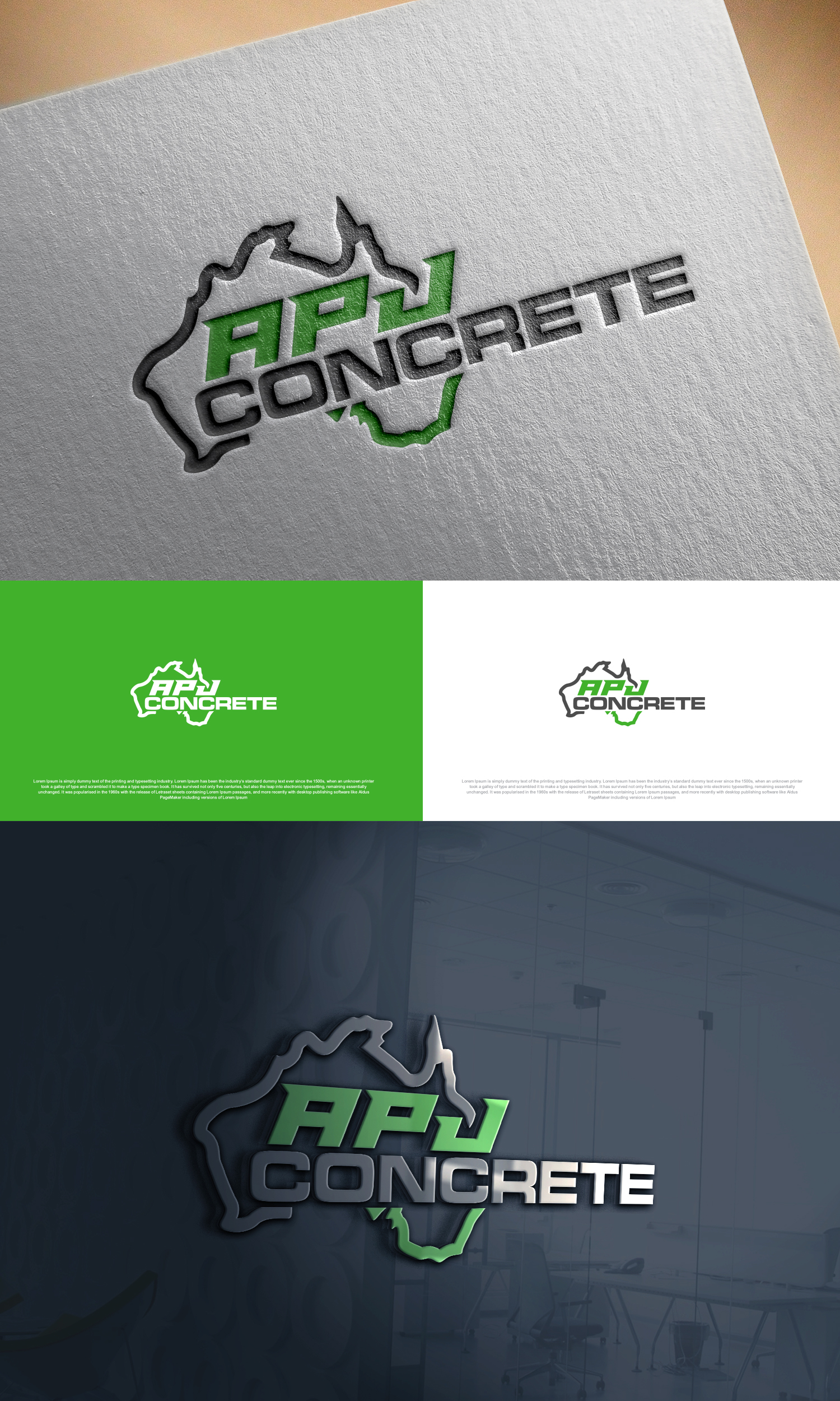 Logo-Design von Ahsan Designs für APJ Concrete | Design #36465523