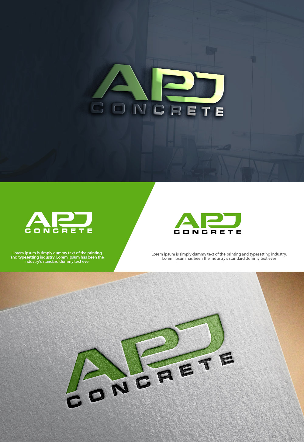 Logo-Design von sulemani  creation für APJ Concrete | Design: #36470125