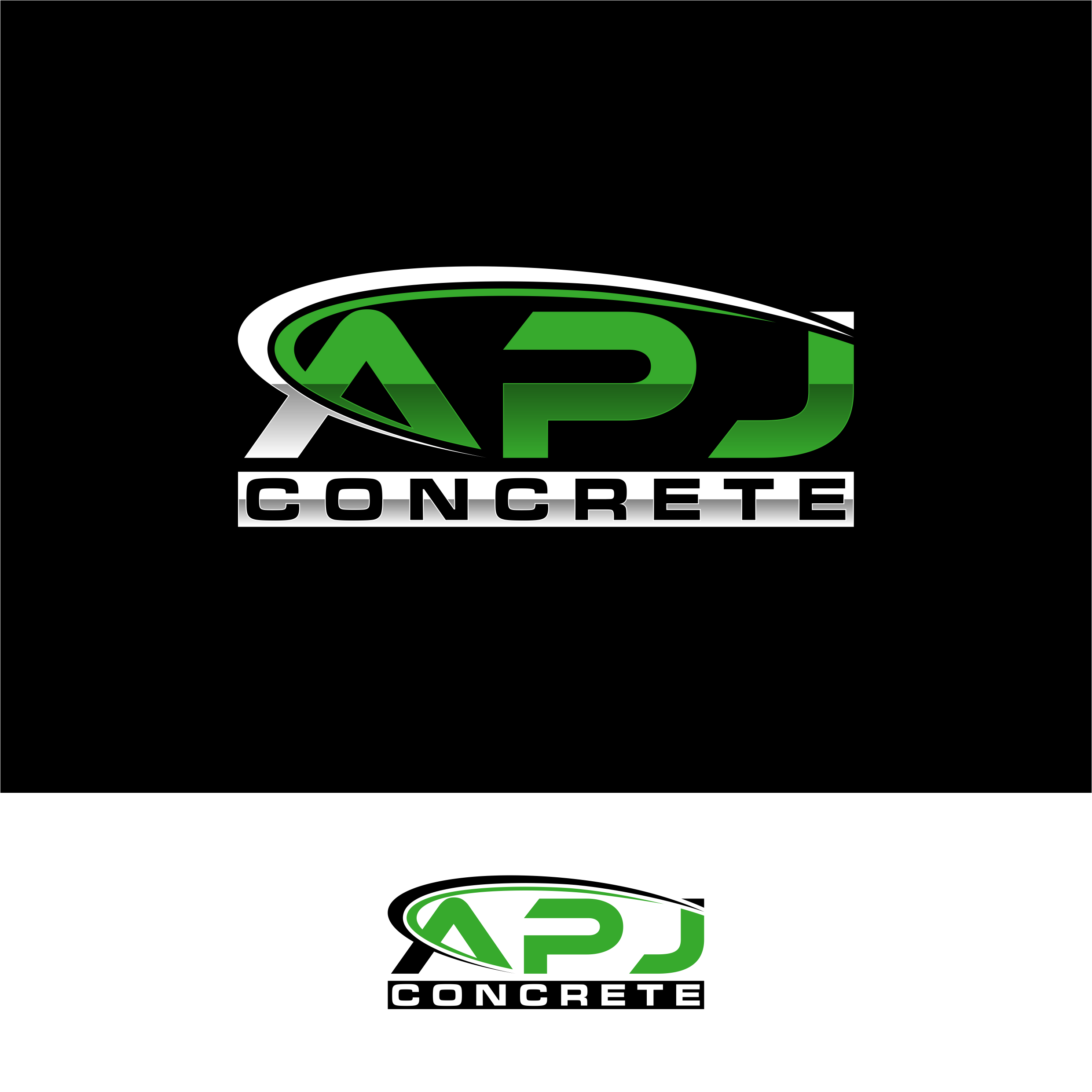 Logo Design by ghillvan for APJ Concrete | Design #36478086