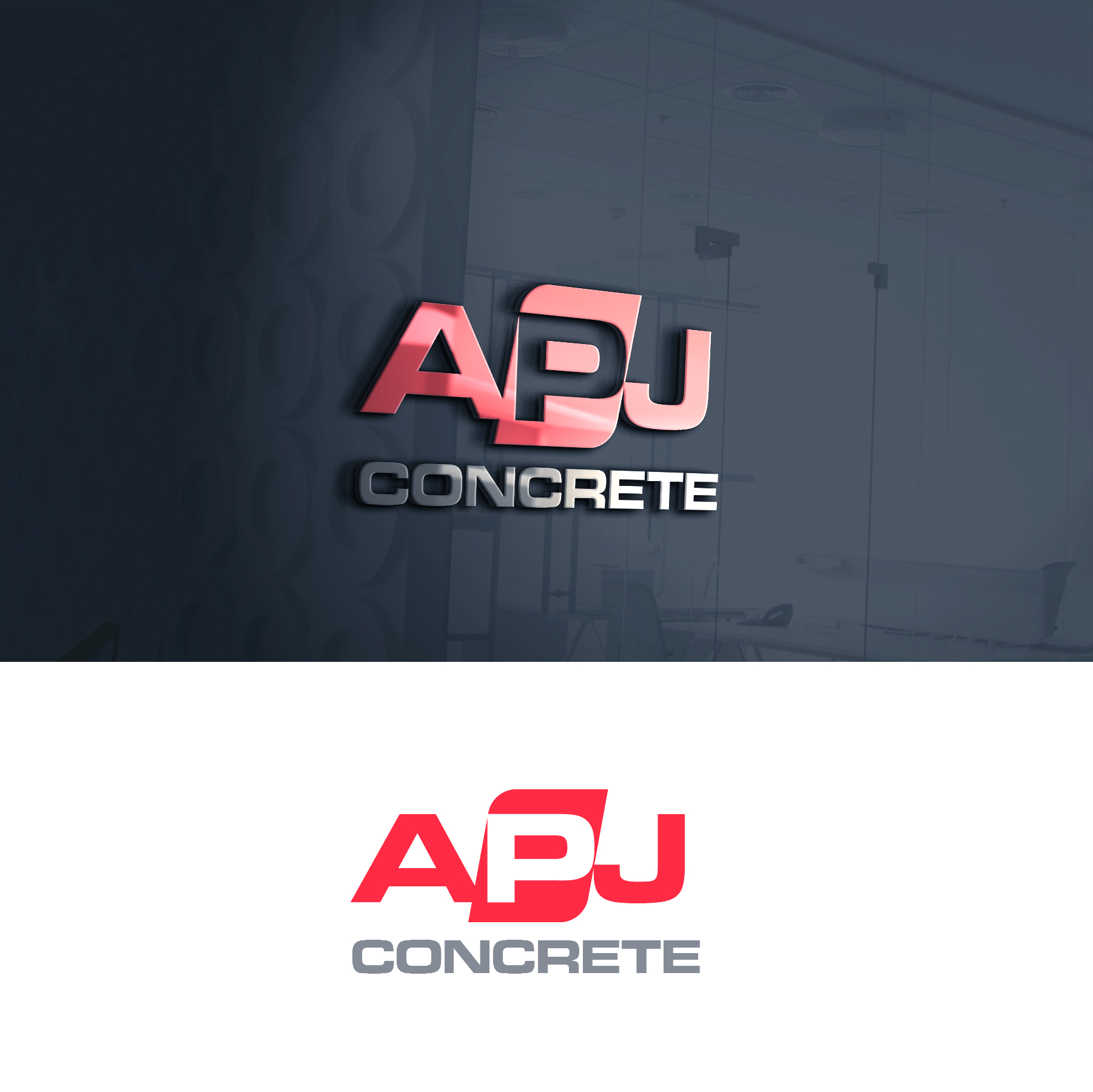 Logo Design by megamen for APJ Concrete | Design #36479003