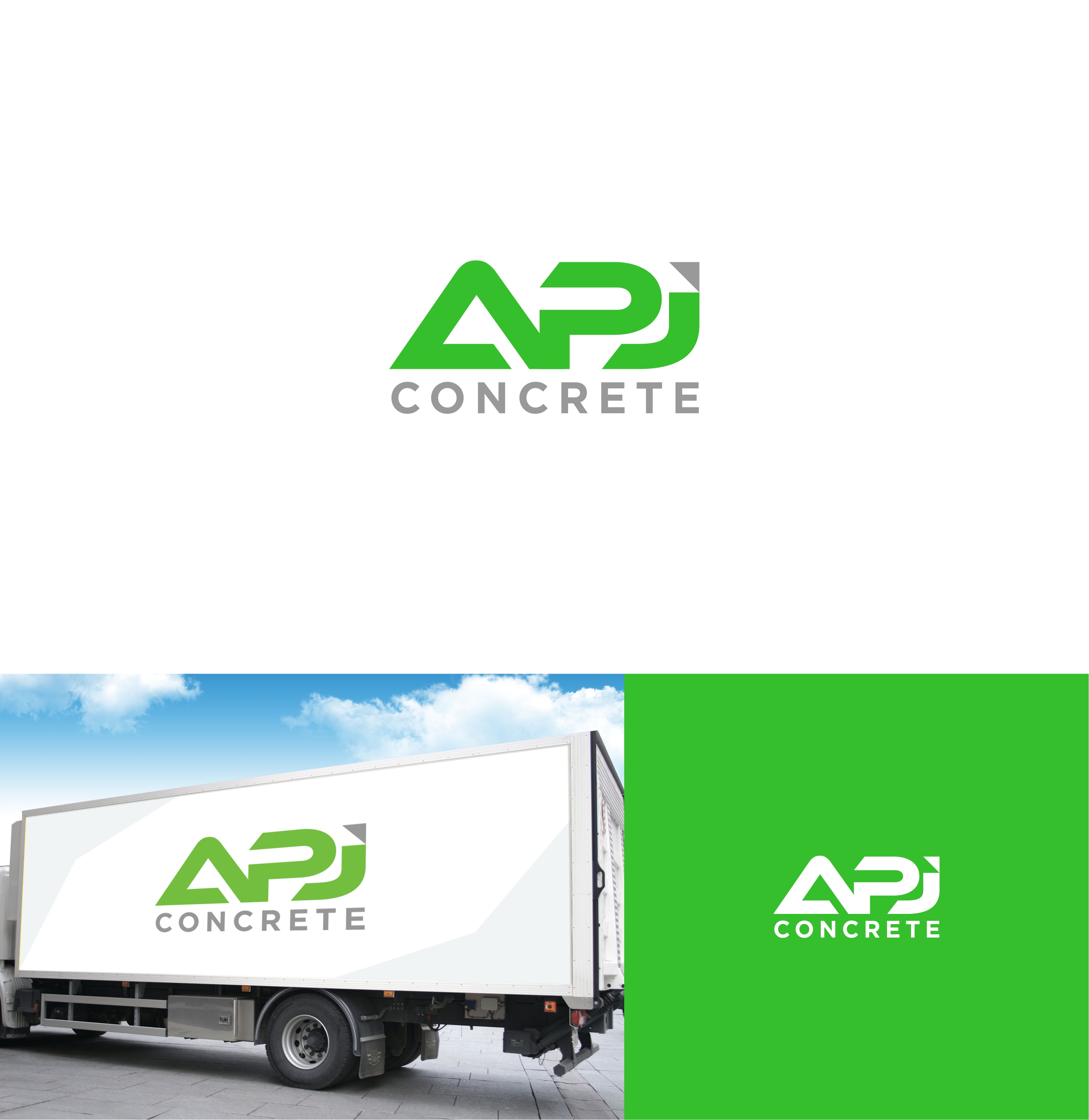 Logo-Design von Joenet Jayawarna für APJ Concrete | Design #36501185