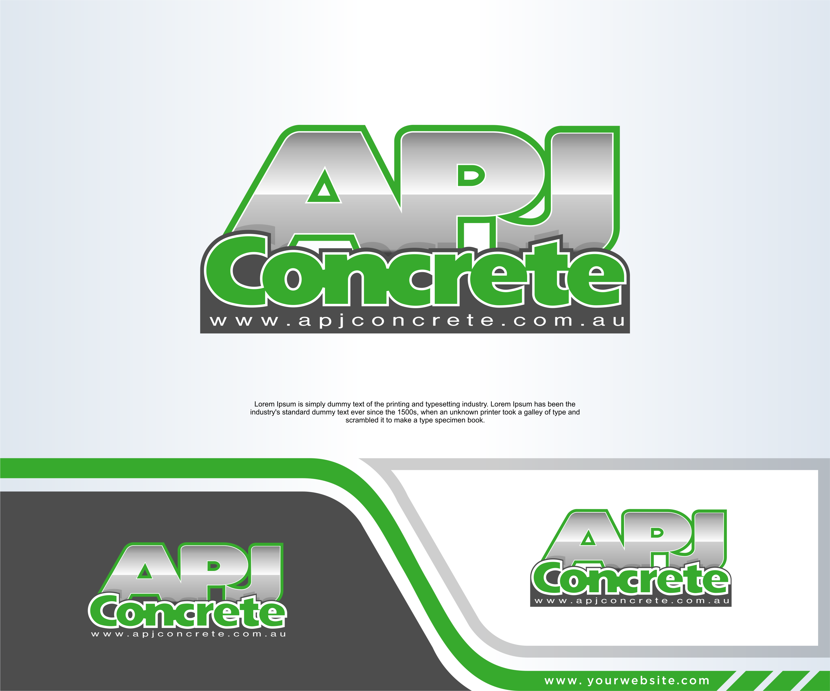 Logo-Design von dobleh_creative für APJ Concrete | Design #36465282