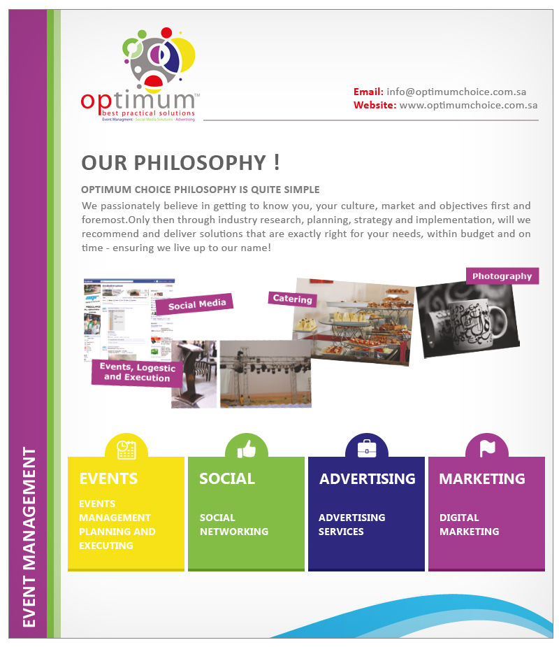 Brochure Design by Brajpal Freelance Website Designer for optimum choice  | Design #3143058