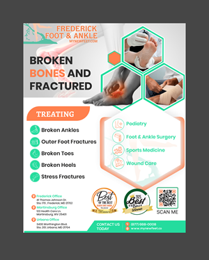 Diseño de Flyer por Creations Box 2015 para Frederick Foot & Ankle | Diseño: #36466561