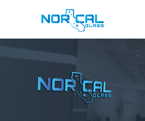 Logo Design by Luckey yaari for Nor Cal glass | Design: #36469970